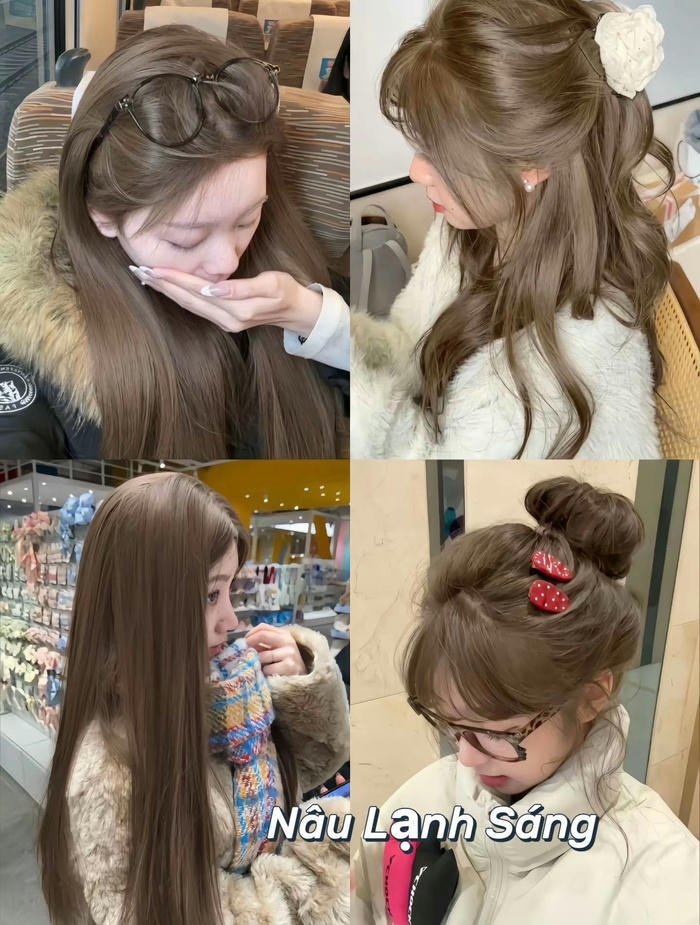 nâu lạnh sáng k tẩy