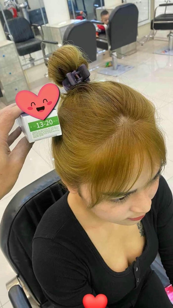 những màu nhuộm k cần tẩy tóc