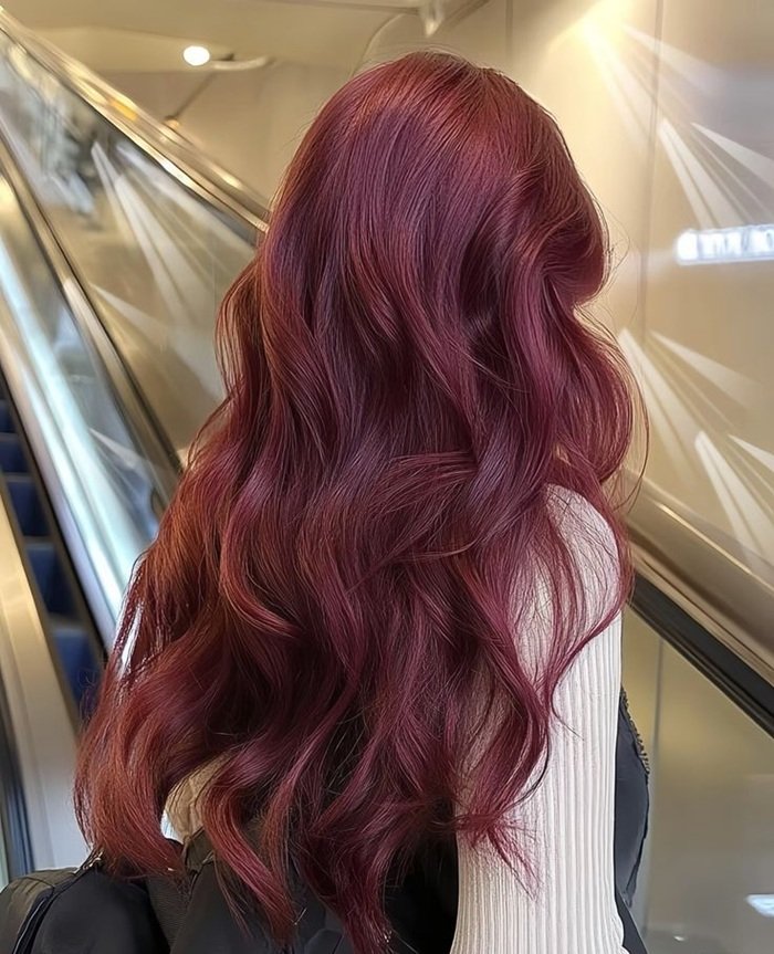 nhuộm đỏ cherry có cần tẩy tóc không