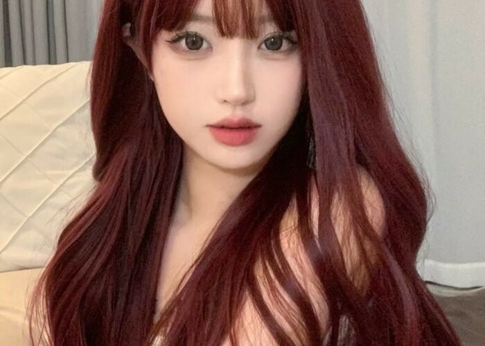 nhuộm nâu đỏ cherry