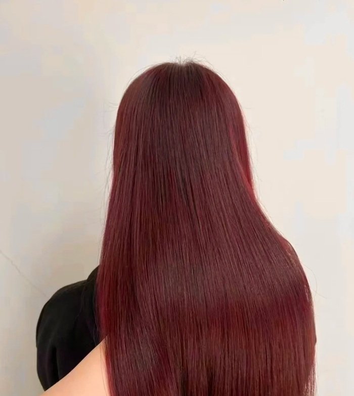 nhuộm nâu đỏ cherry phai ra màu gì