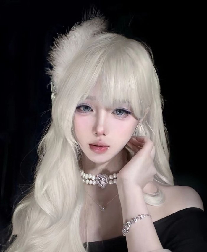 nhuộm tóc màu bach kim