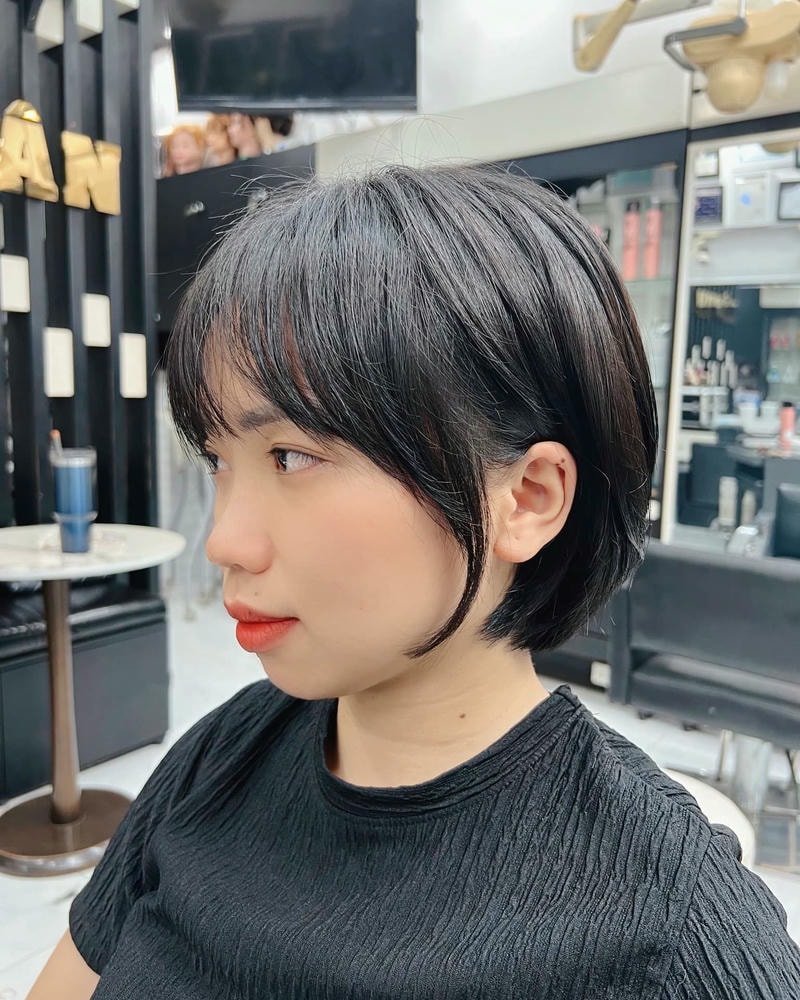tóc bob nhật bản tỉa