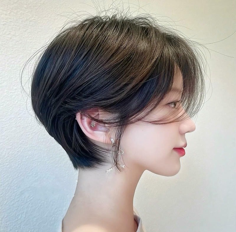 tóc bob nhật ngắn