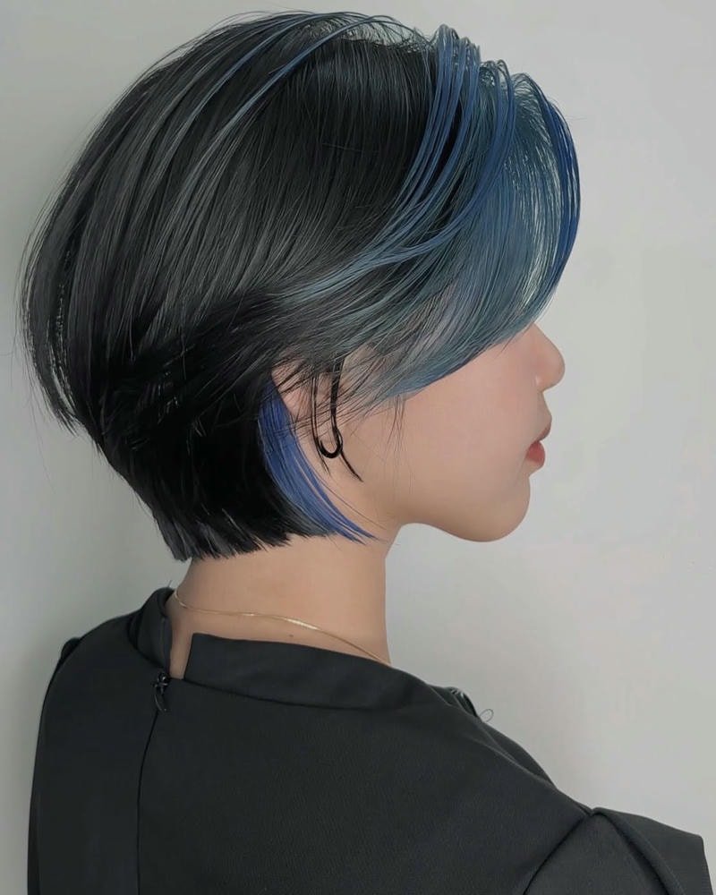 tóc bob nhật nhuộm