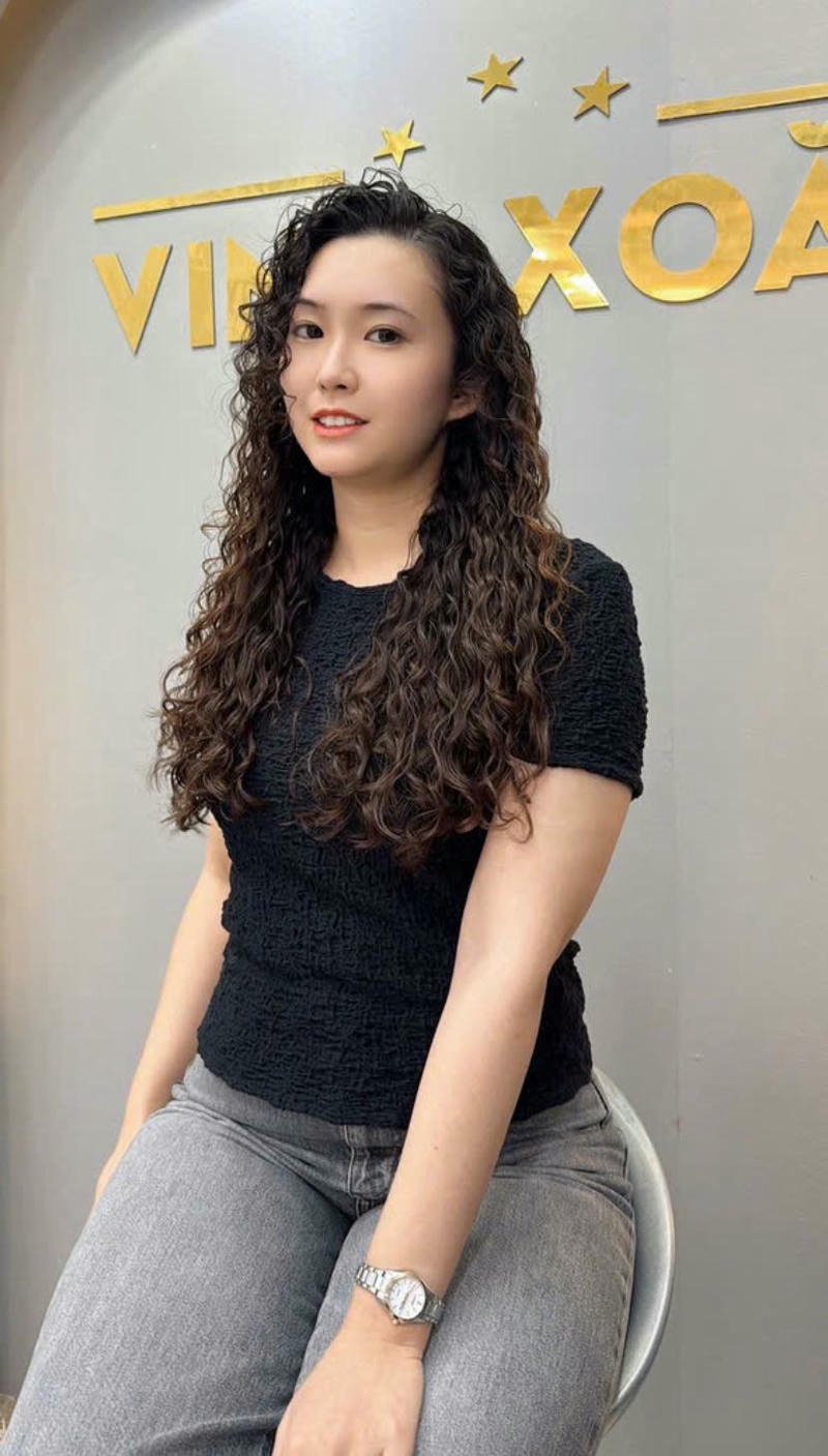tóc bông xù