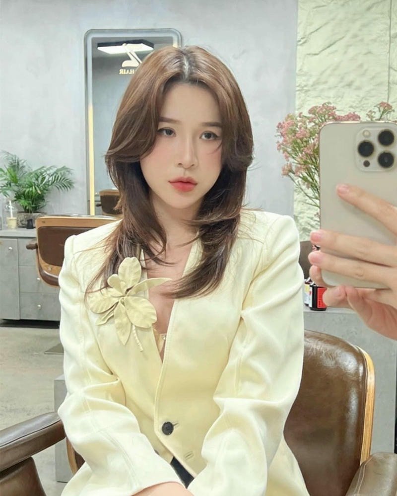tóc butterfly uốn