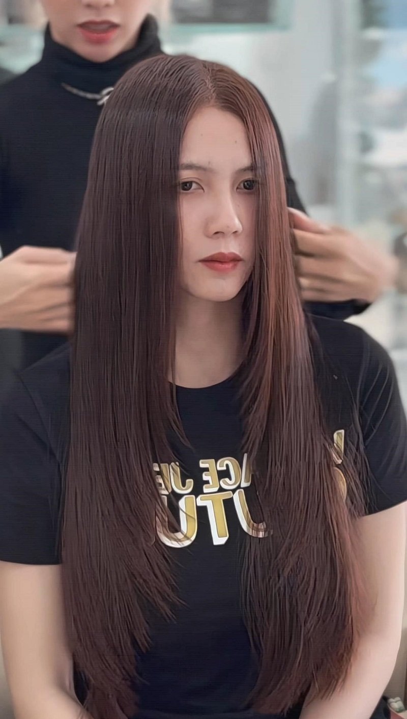 tóc dài thẳng