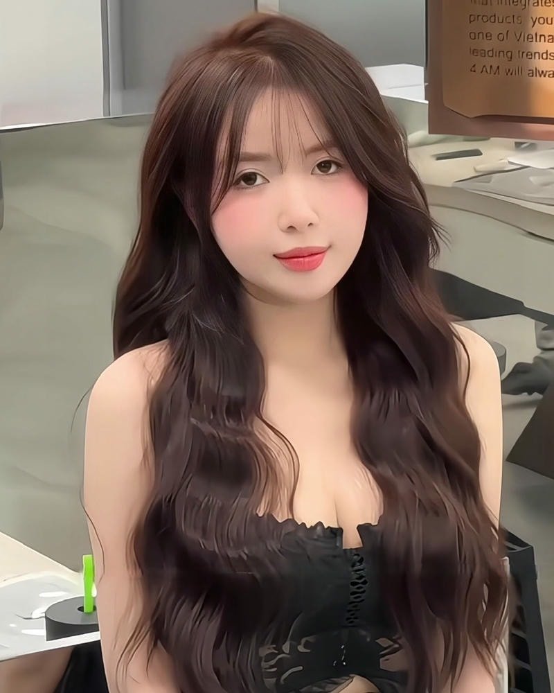tóc layer mái mưa