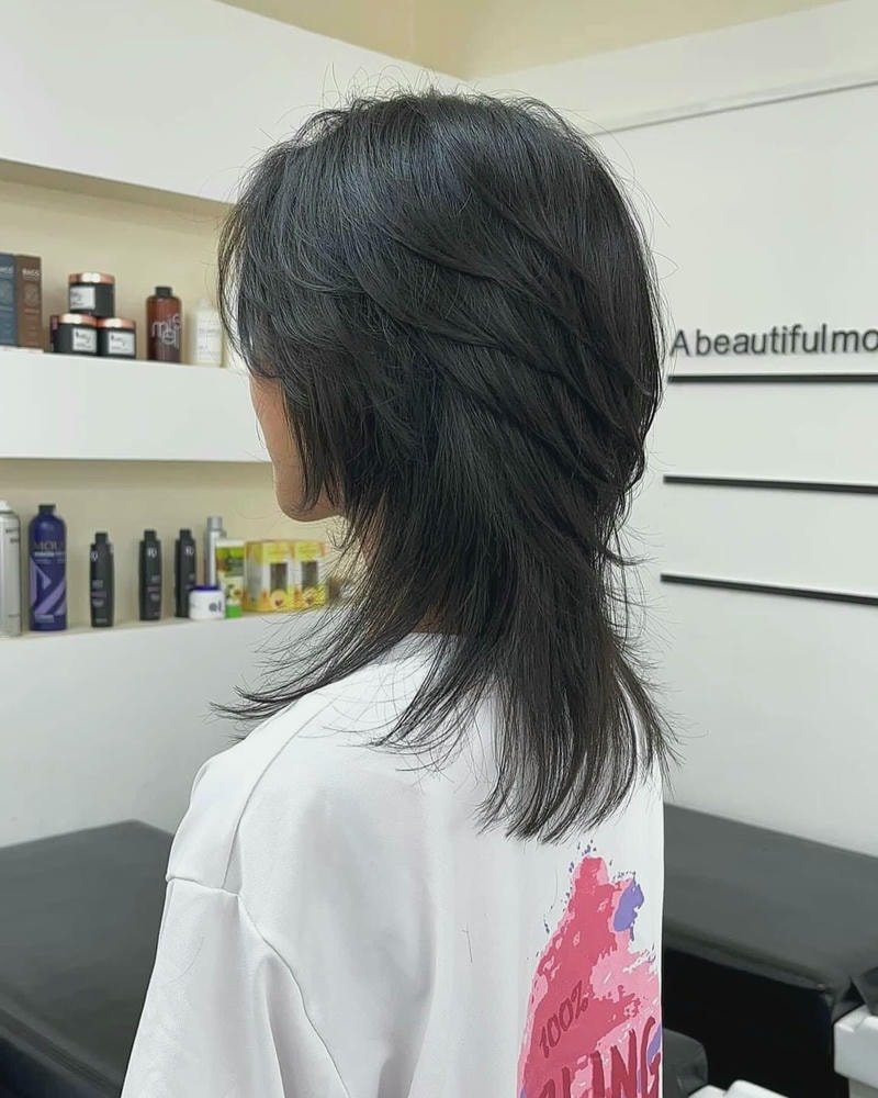 tóc layer mullet