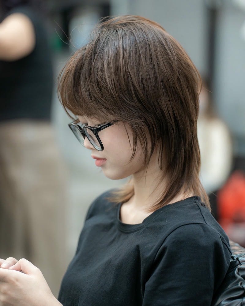 tóc layer mullet nữ