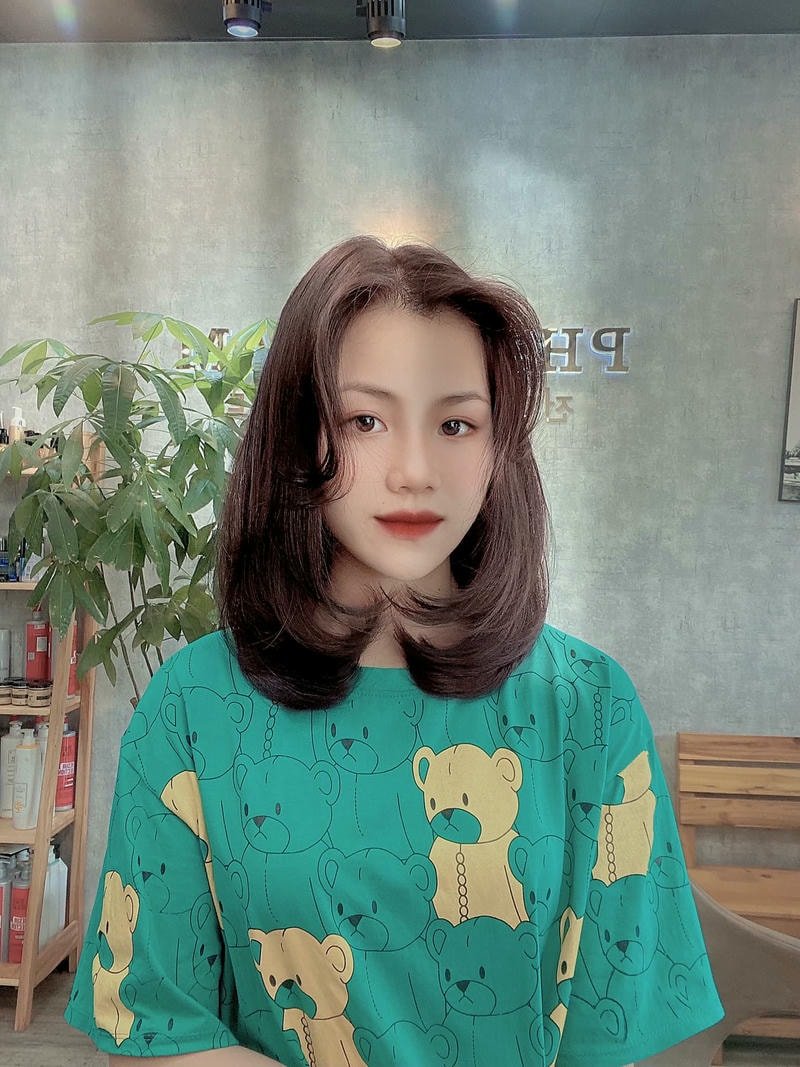 tóc layer ngang vai