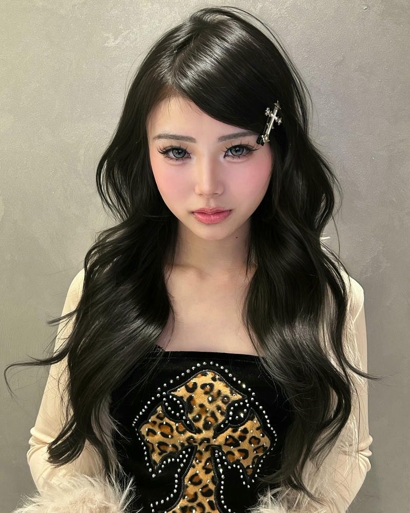 tóc layer nữ mặt tròn