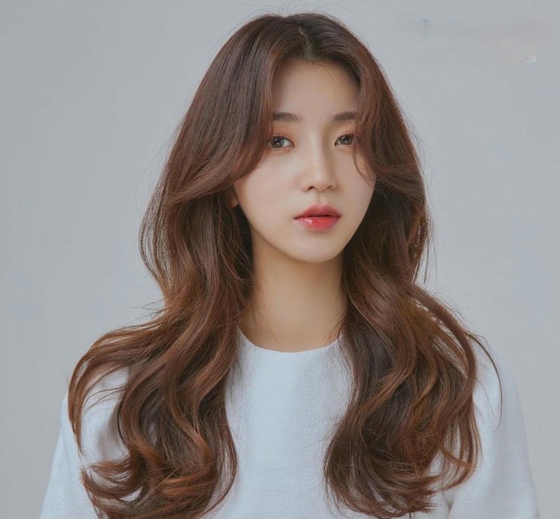 tóc layer uốn sóng lơi