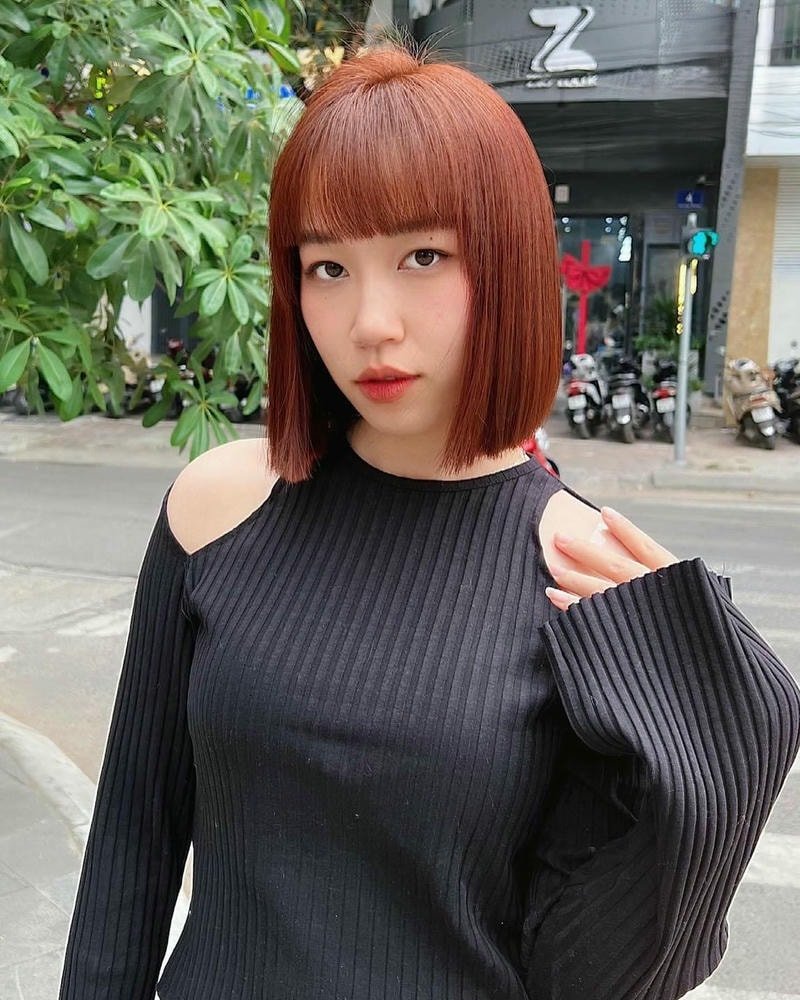 tóc mái bằng dày