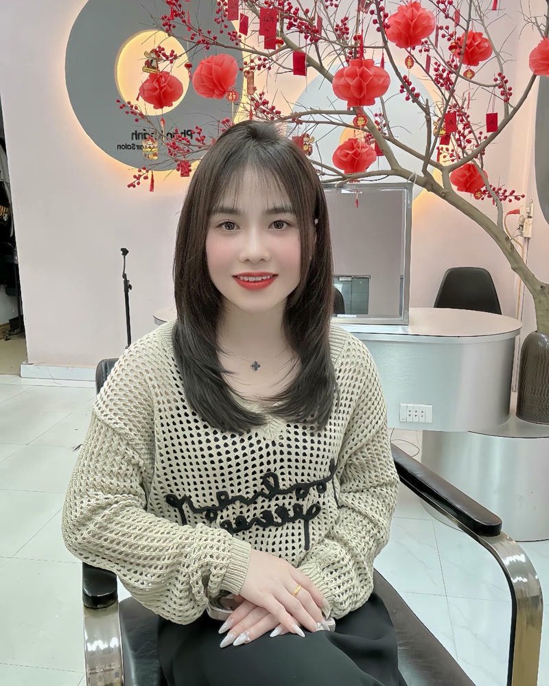 tóc mái bay pháp cực đẹp