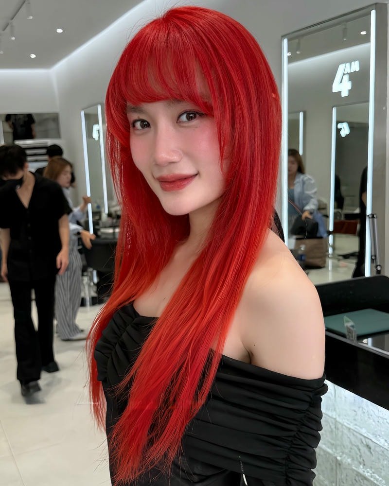 tóc mái mưa bay