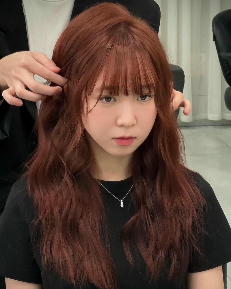 tóc mái mưa nhộm
