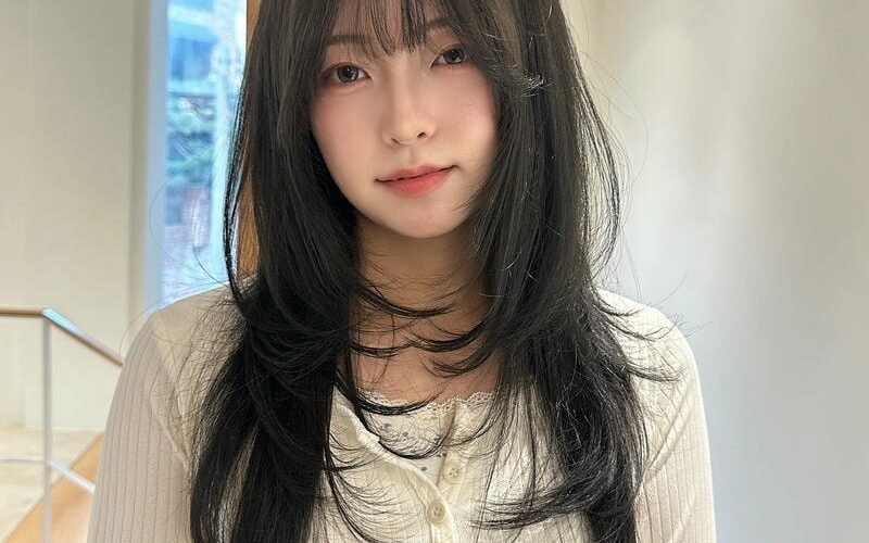 tóc mái pháp layer