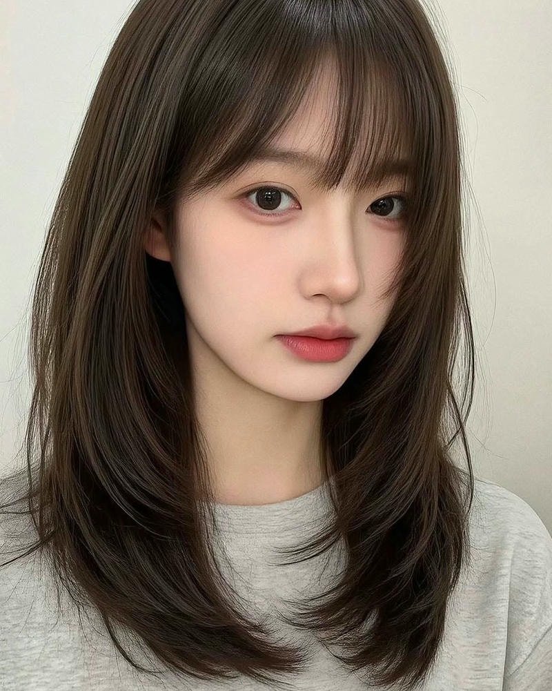 tóc mái pháp nữ cực đẹp