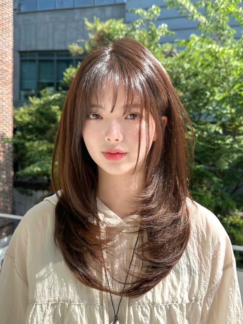 tóc mái pháp siêu đẹp