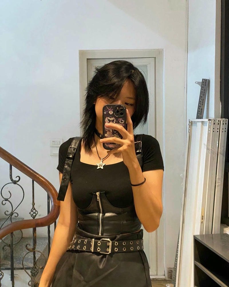 tóc mullet nữ cá tính