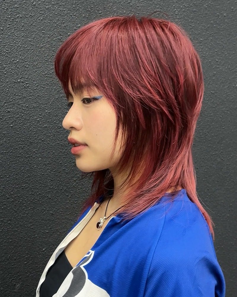 tóc mullet nữ dài