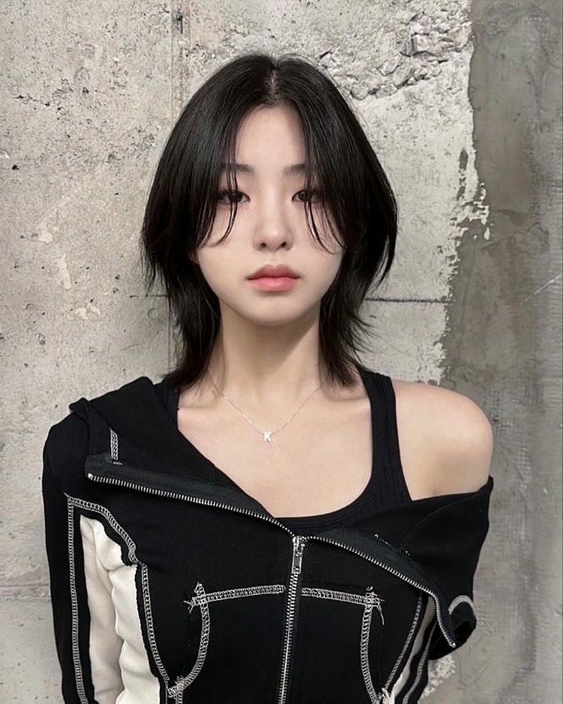 tóc mullet nữ ngắn