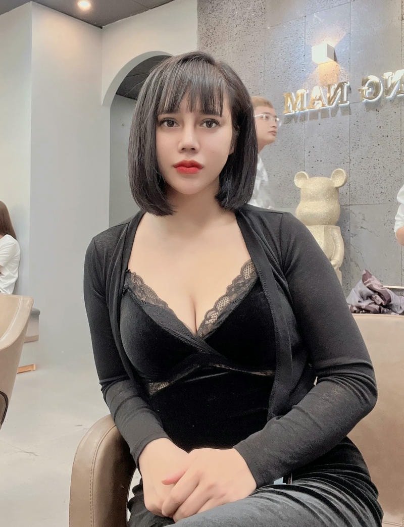 tóc ngang vai đẹp