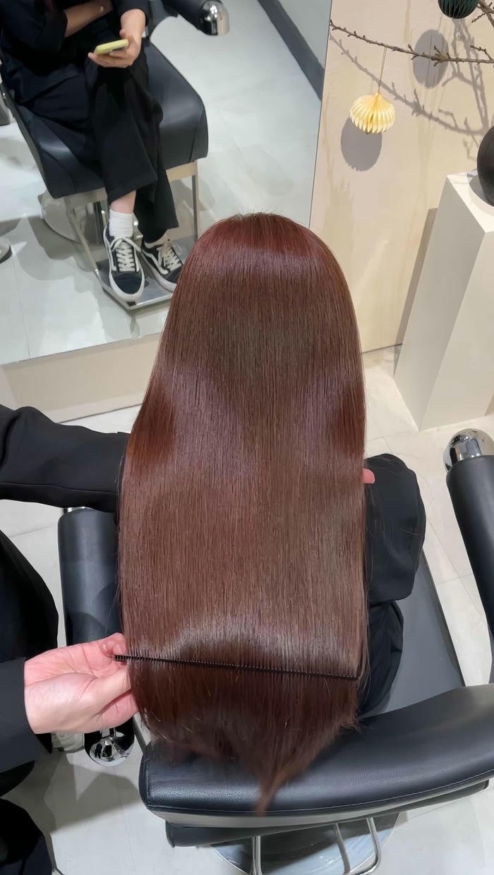 tóc nhuộm k cần tẩy