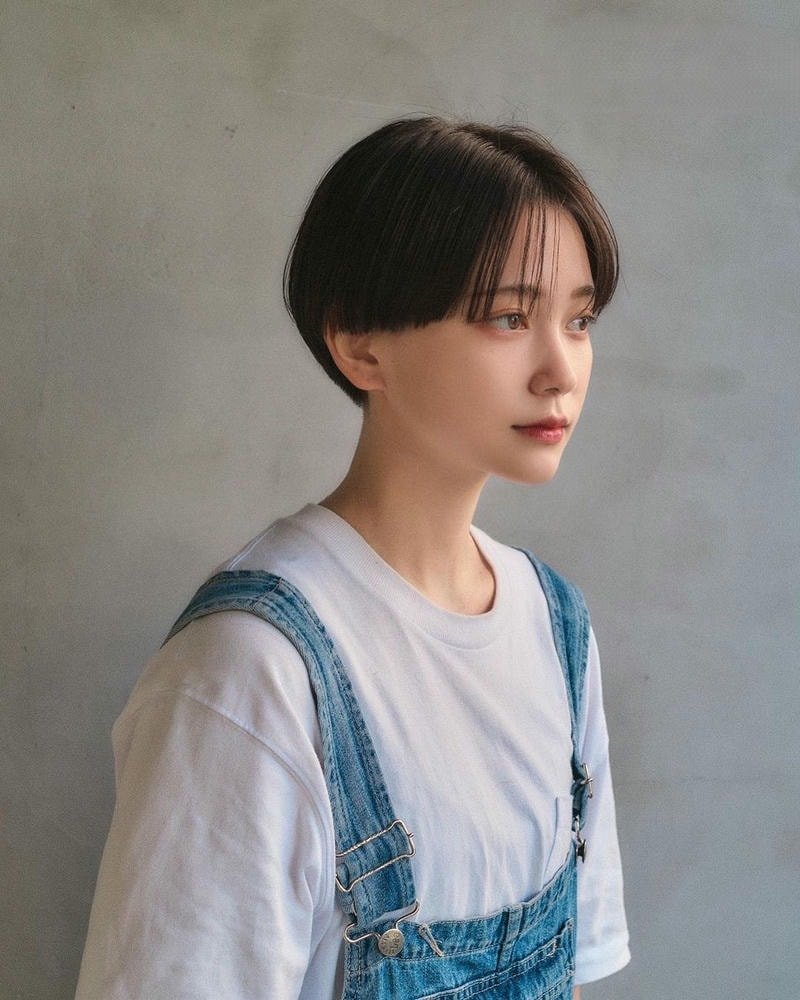 tóc tém cho mặt tròn to đẹp