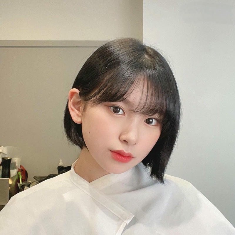 tóc tém cho mặt tròn to xinh