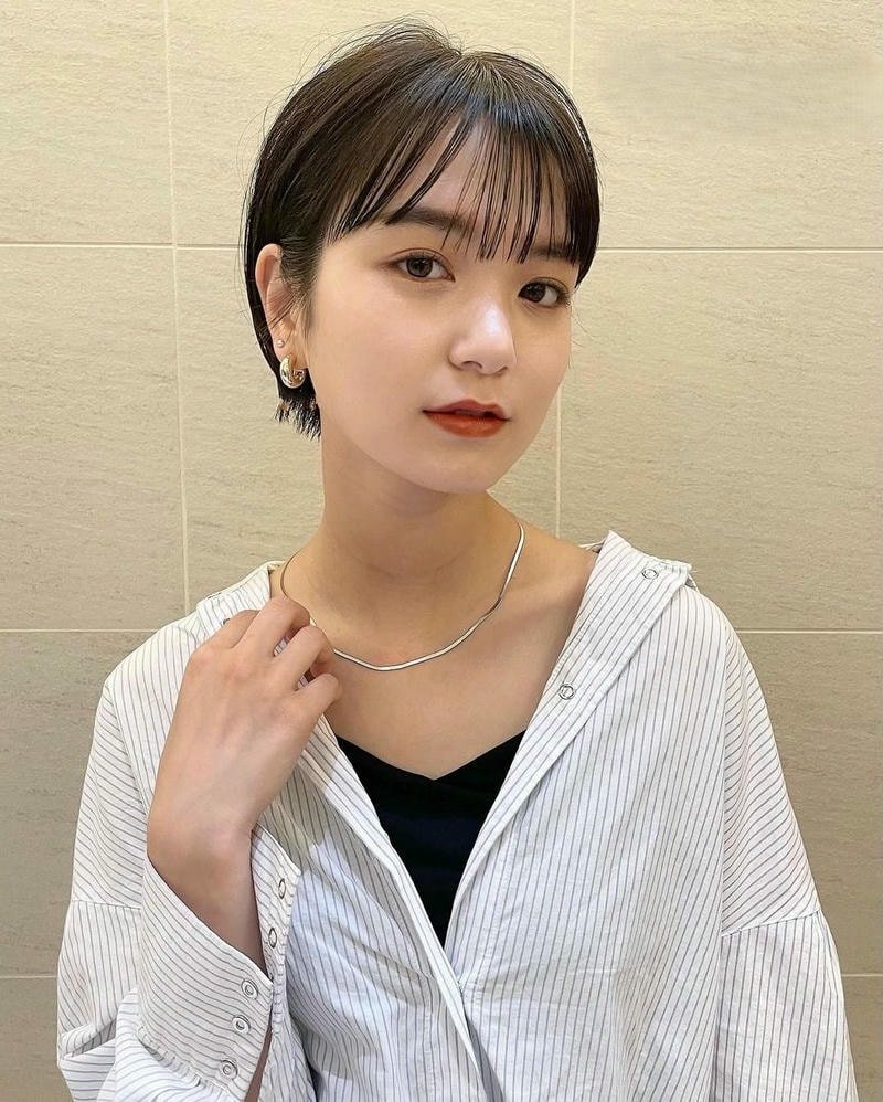 tóc tém cho mặt tròn to