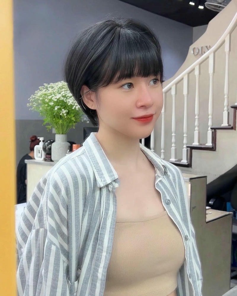 tóc tém hàn quốc nữ