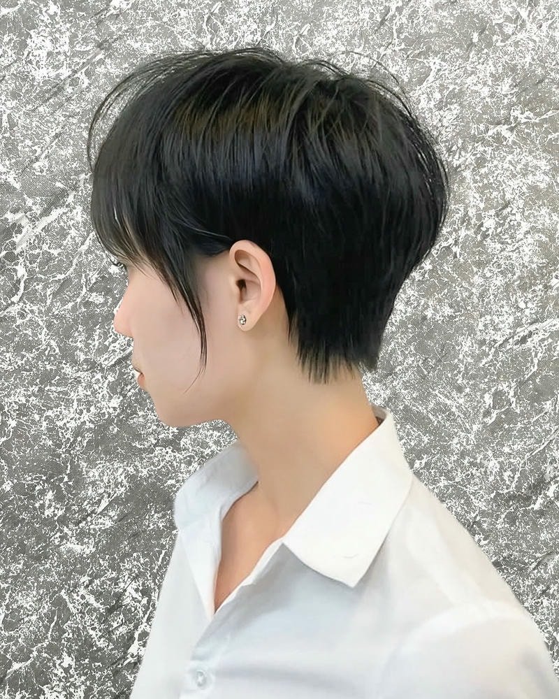 tóc tém nữ mặt tròn ngắn