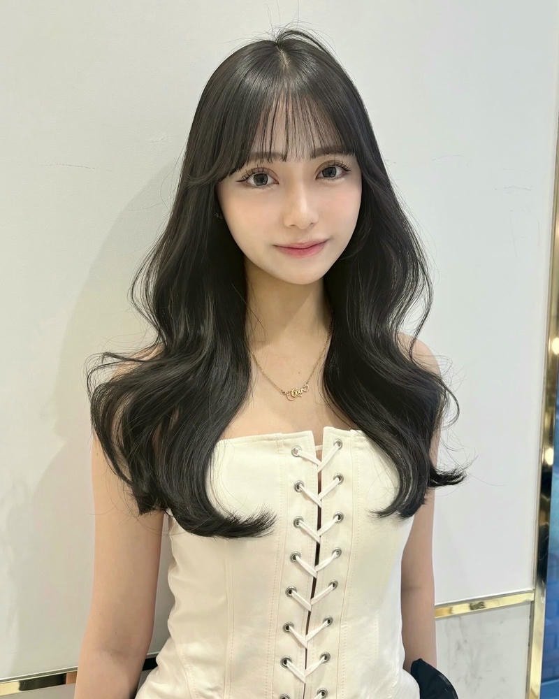 tóc tỉa layer cho mặt tròn có mái