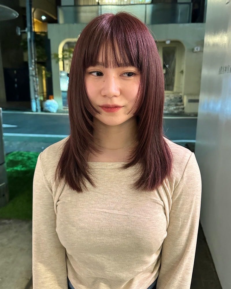 tóc tỉa layer cho mặt tròn ngang vai