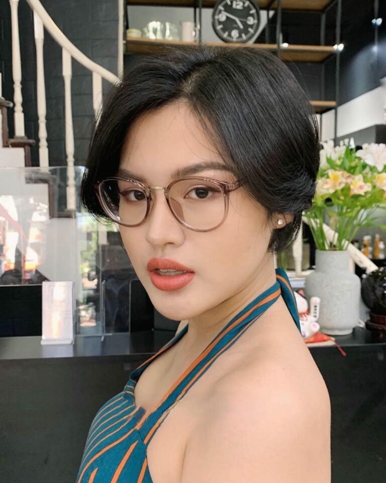 tóc tomboy cho nữ mặt tròn