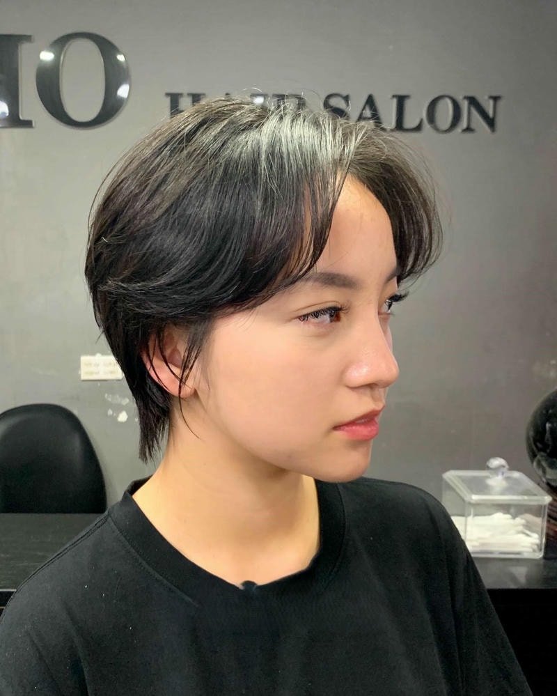 tóc tomboy mullet layer