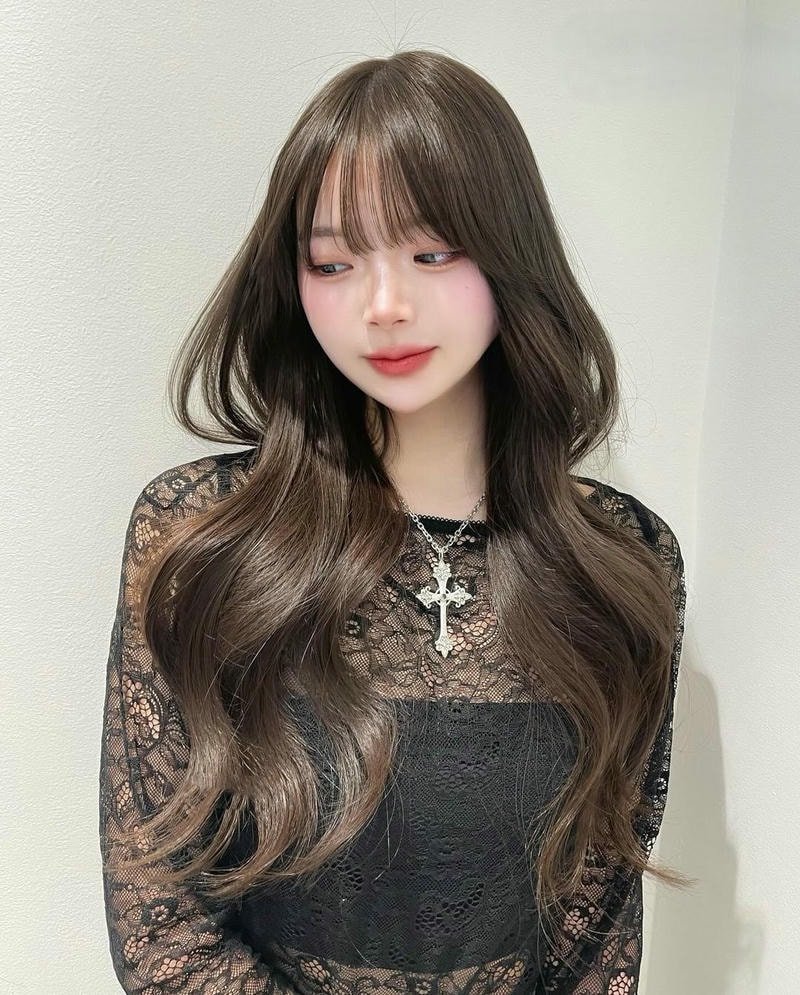 tóc xoăn sóng lơi ngang lưng