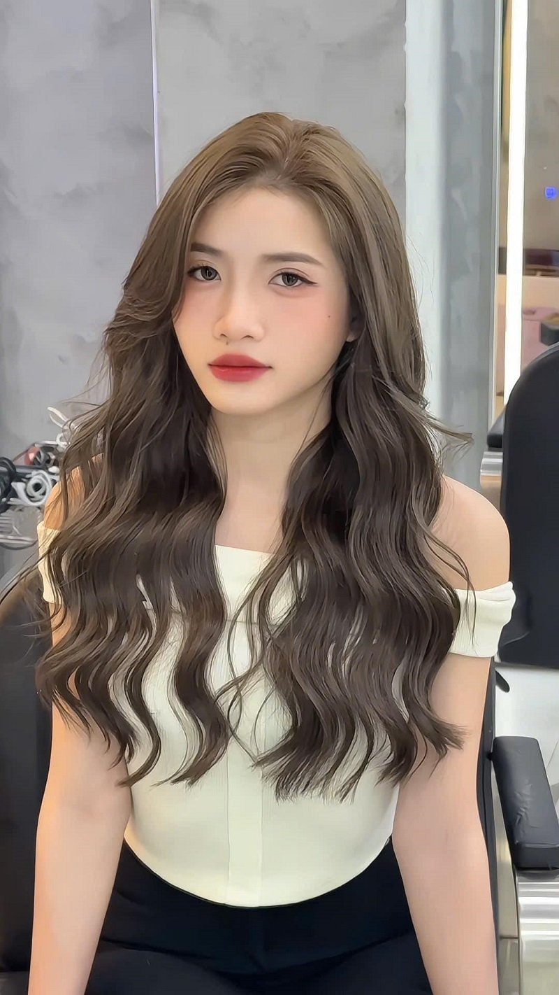 uốn tóc gợn sóng ngắn