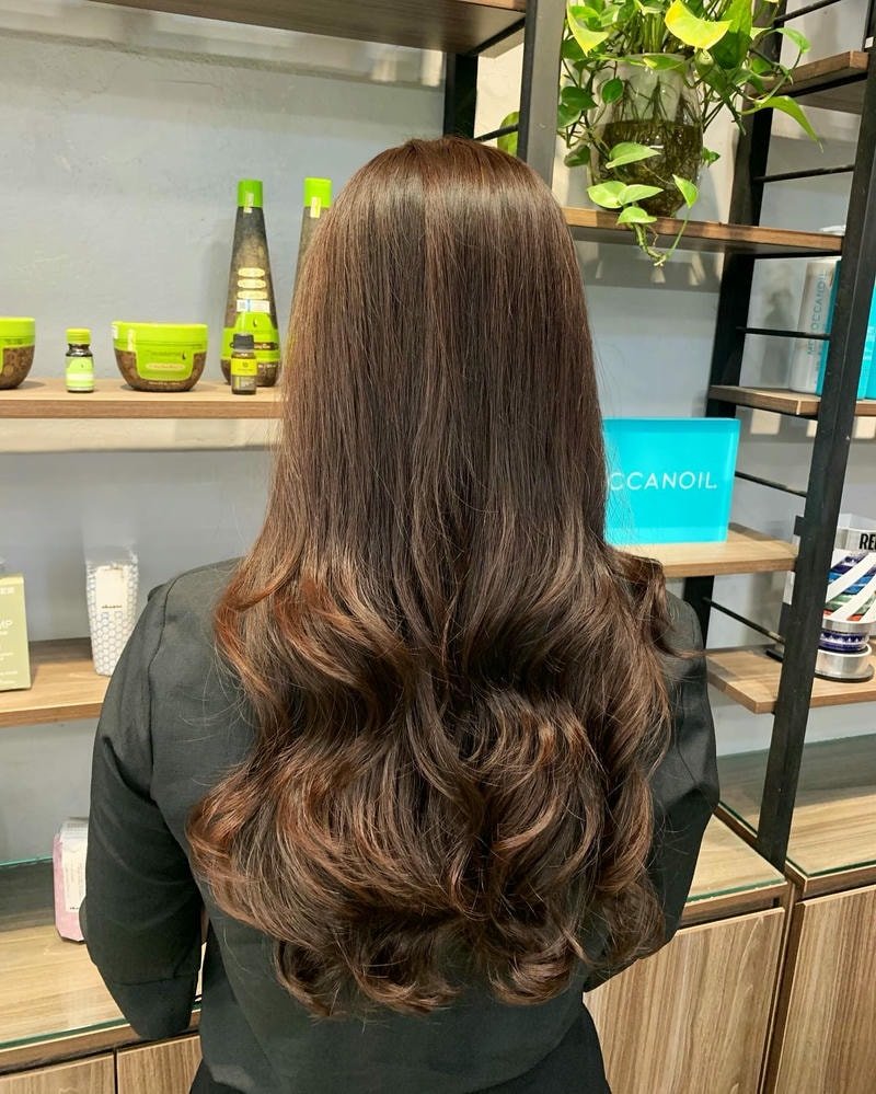 xoăn sóng lơi layer ngắn