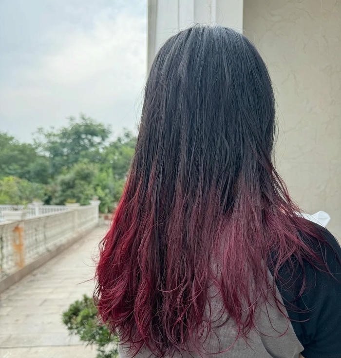 Nhuộm đuôi tóc cực đẹp