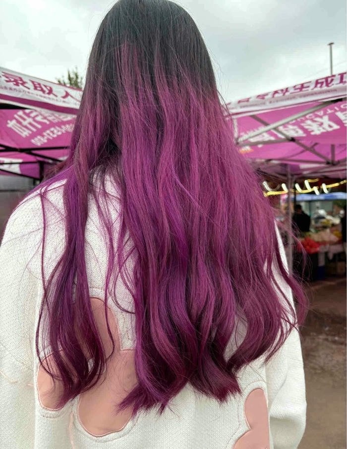 Nhuộm đuôi tóc dài