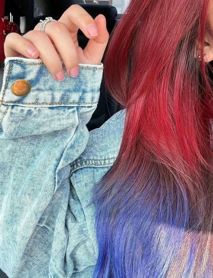 Nhuộm đuôi tóc đẹp