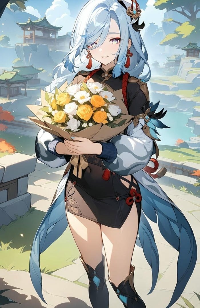 Shenhe dễ thương nhất