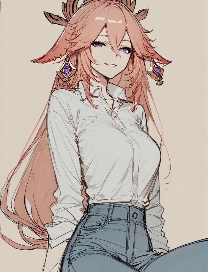 Yae Miko xinh đẹp