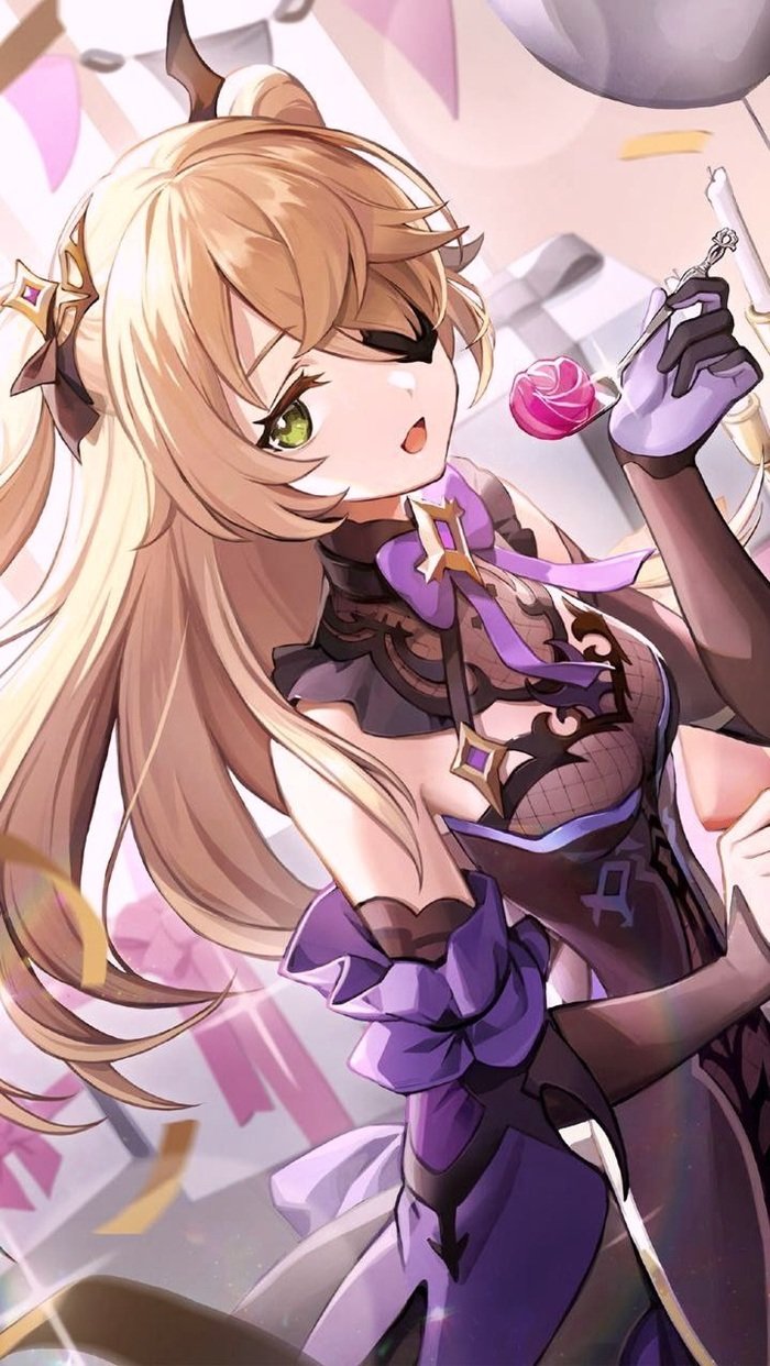 ảnh Fischl đáng yêu