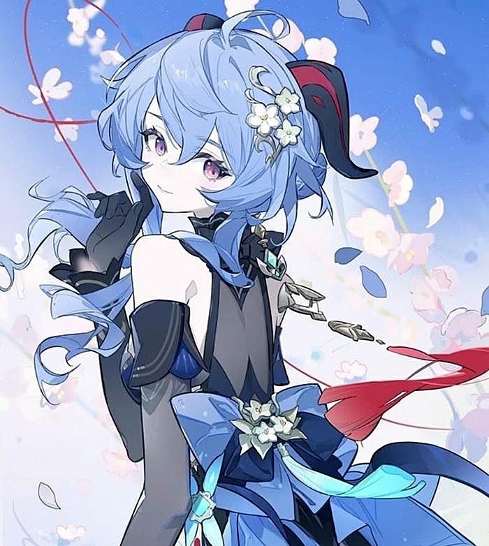 ảnh Ganyu đáng yêu