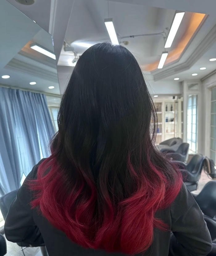 ảnh Nhuộm đuôi tóc